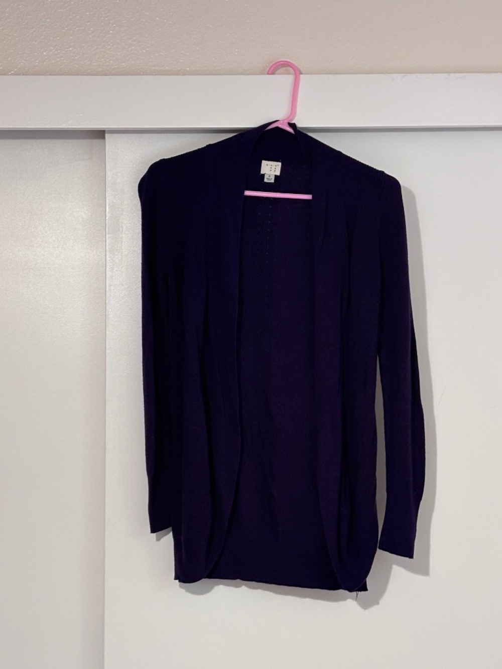 Purple Knit Cardigan